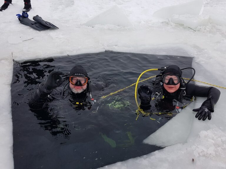 Zemledus niršana Sauriešos 2021. gada februārī