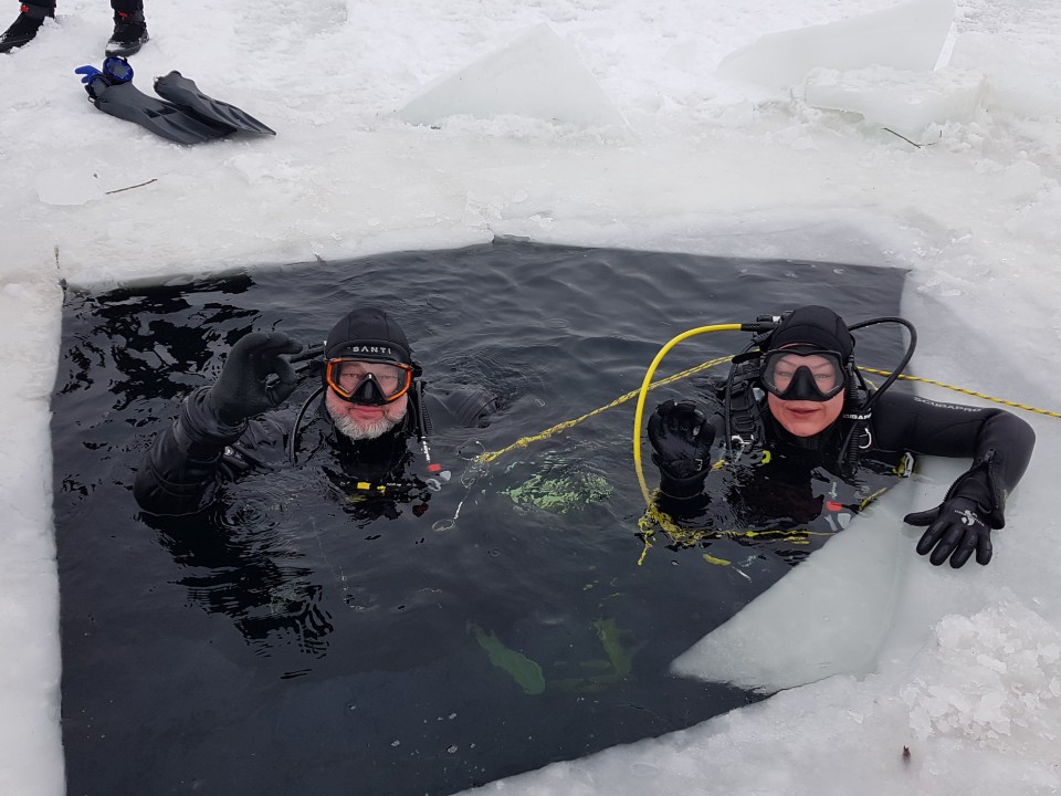 Zemledus niršana Sauriešos 2021. gada februārī